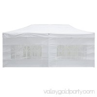 Yescom 10'x20' Easy Pop Up Canopy Folding Gazebo Wedding Party Tent with Removable Sidewall Carry Bag Outdoor   